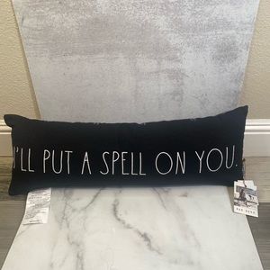 Rae Dunn “I’LL PUT A SPELL ON YOU” Halloween Long Pillow.